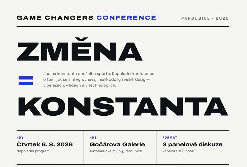 Změna jako konstanta - unikátní konference o sportu