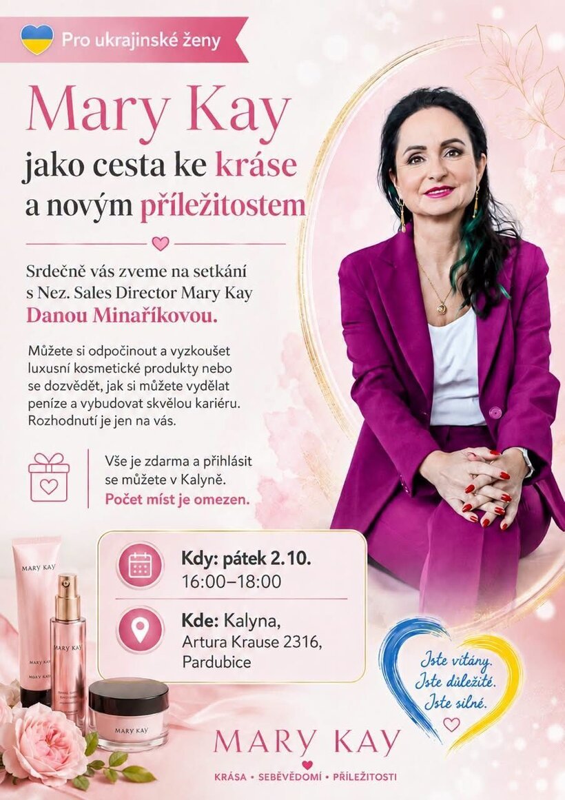 Mary Kay jako cesta ke kráse a novým příležitostem