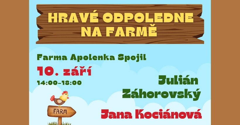 Hravé odpoledne na farmě