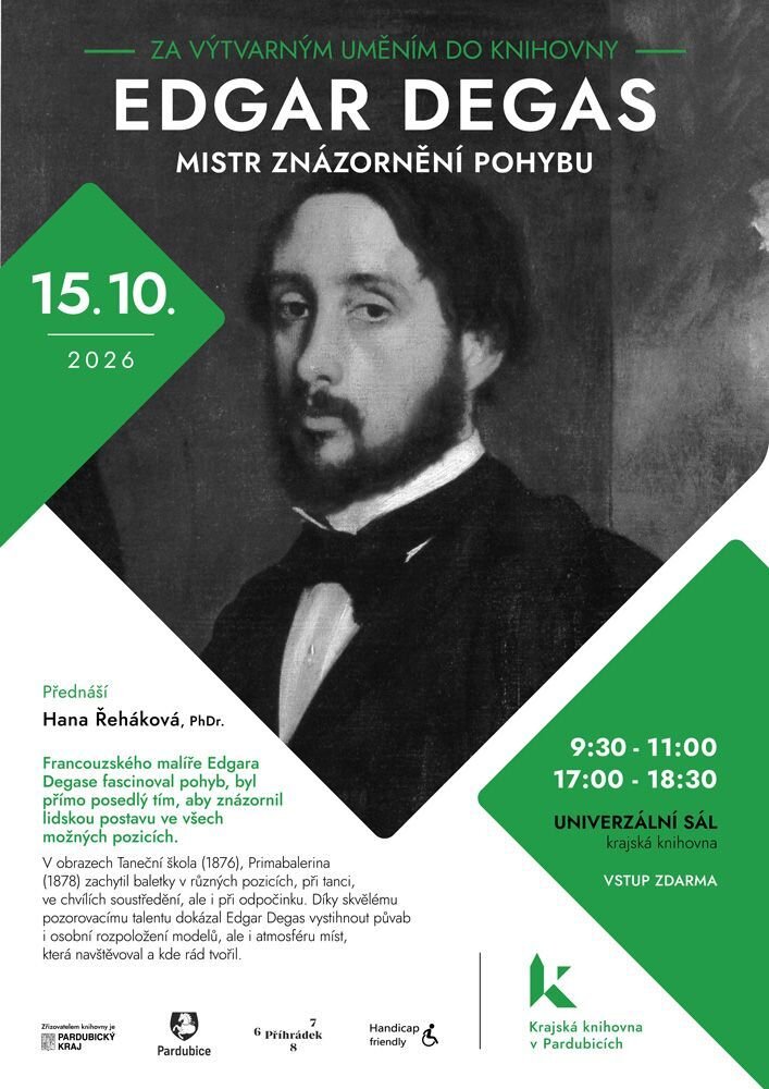 Za výtvarným uměním do knihovny | Edgar Degas