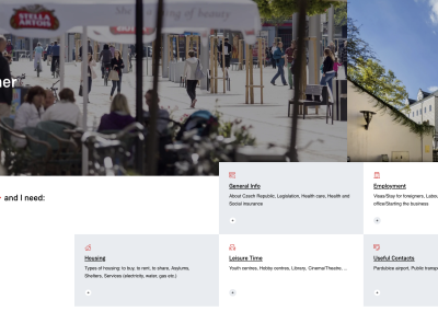 Město rozšířilo anglickou verzi webu o sekci Newcomer