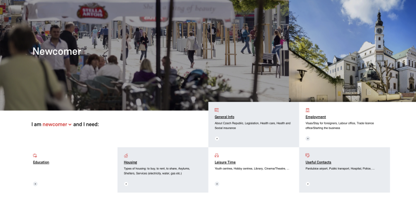 Město rozšířilo anglickou verzi webu o sekci Newcomer