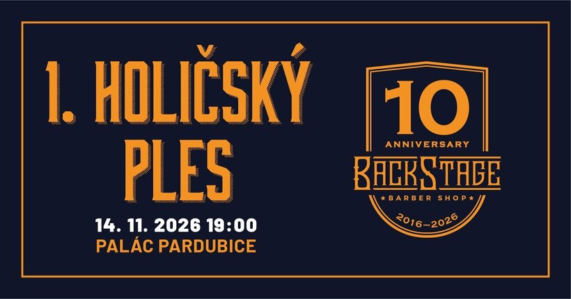 10 let BackStage a 1. Holičský ples Pardubice
