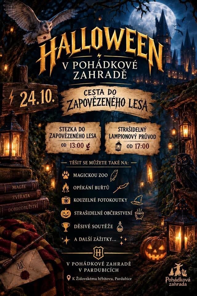 Halloween: Strašidelná stezka + lampionový průvod