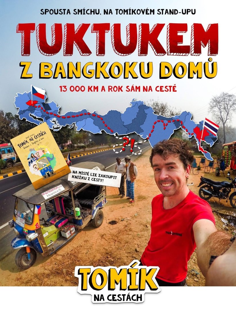 Tuktukem z Bangkoku domů
