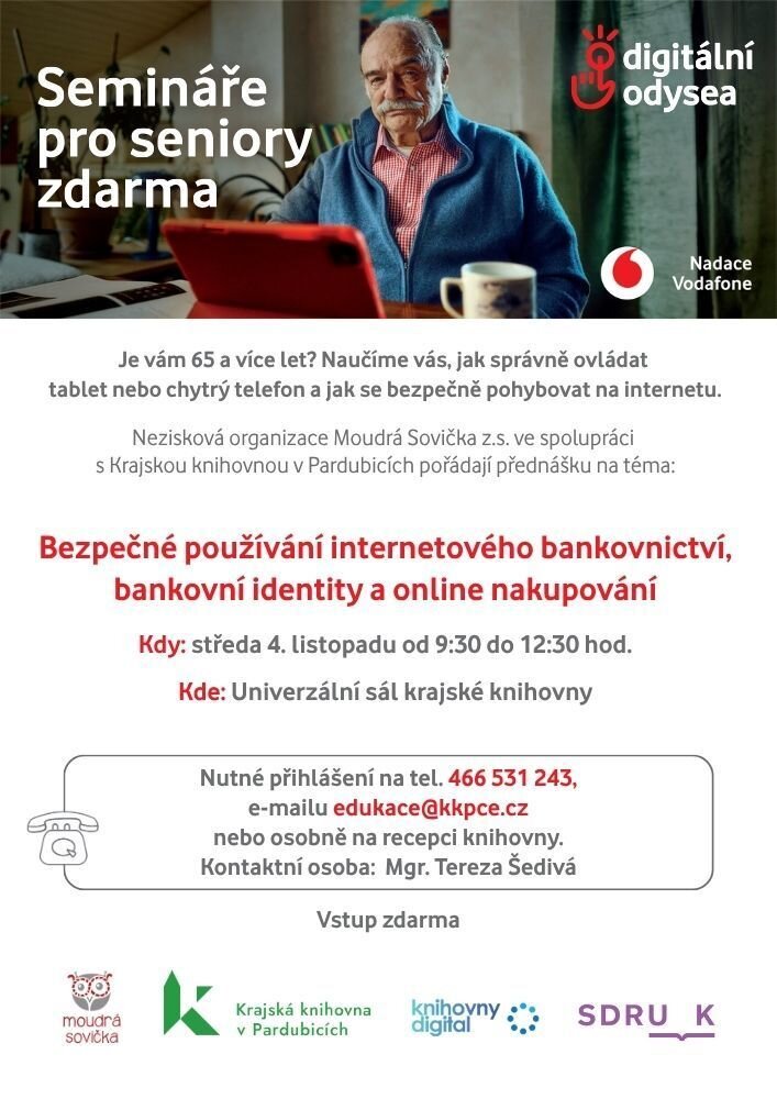 Bezpečné používání internetového bankovnictví, bankovní identity a online nakupování