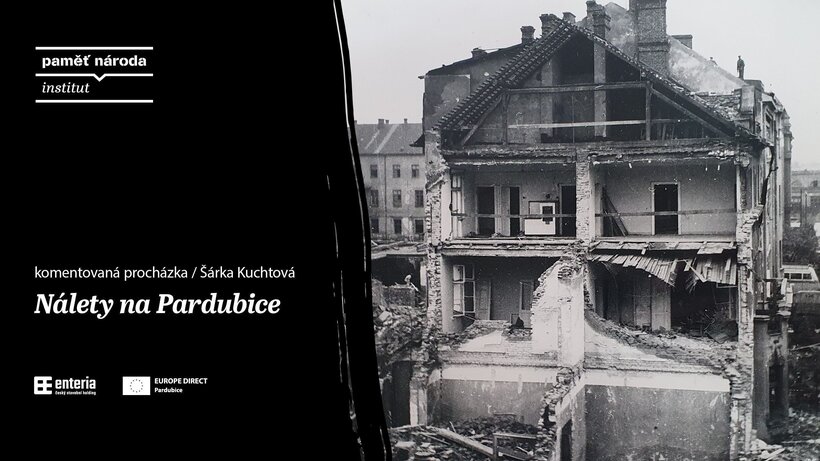 Nálety na Pardubice - komentovaná procházka s dokumentaristkou Šárkou Kuchtovou
