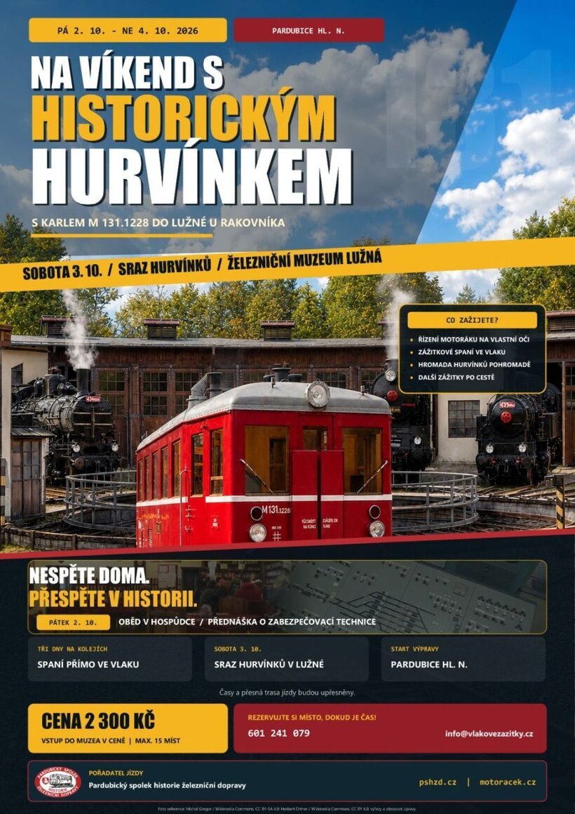 S M131.1228 na sraz Hurvínků v Lužné
