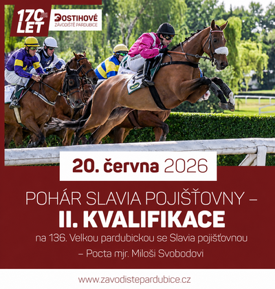 II. kvalifikace na 136. Velkou pardubickou se Slavia pojišťovnou