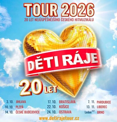 Děti ráje - halová tour 2026