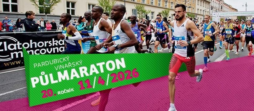 Pardubický vinařský půlmaraton 2026