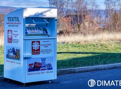 Pardubice mění systém sběru textilu, kontejnery nově zajistí firma DIMATEX CS