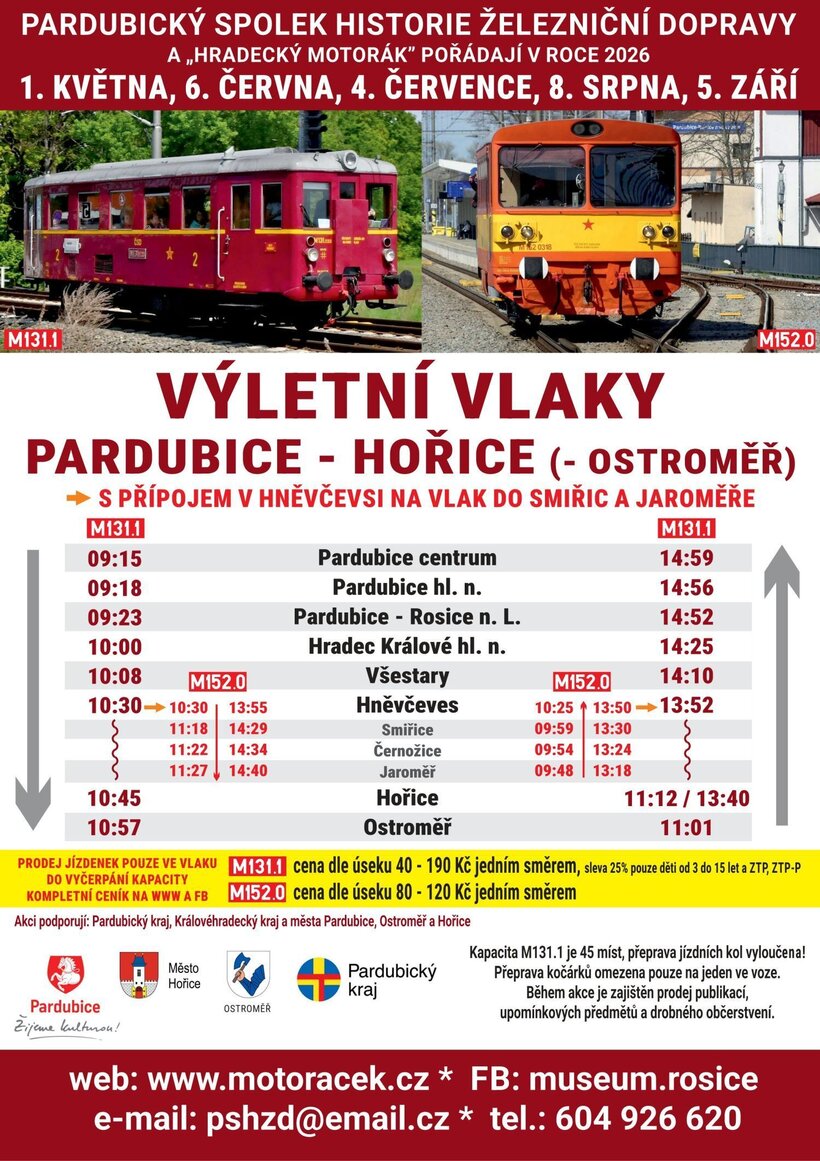 Motoráčkem do Hořic