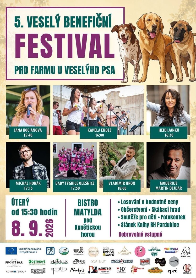 5. Veselý benefiční festival pro Farmu U Veselýho psa