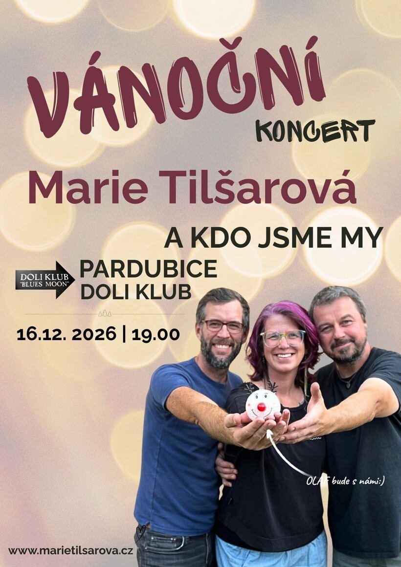 Vánoční koncert - Marie Tilšarová a Kdo jsme my