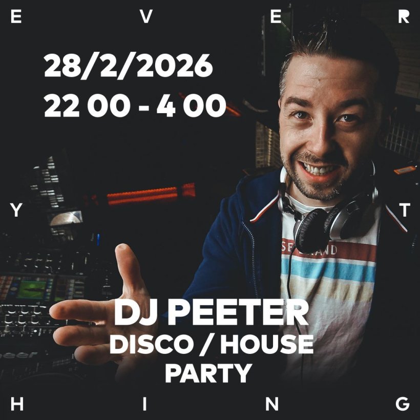 Disco/House party w/DJ Peeter