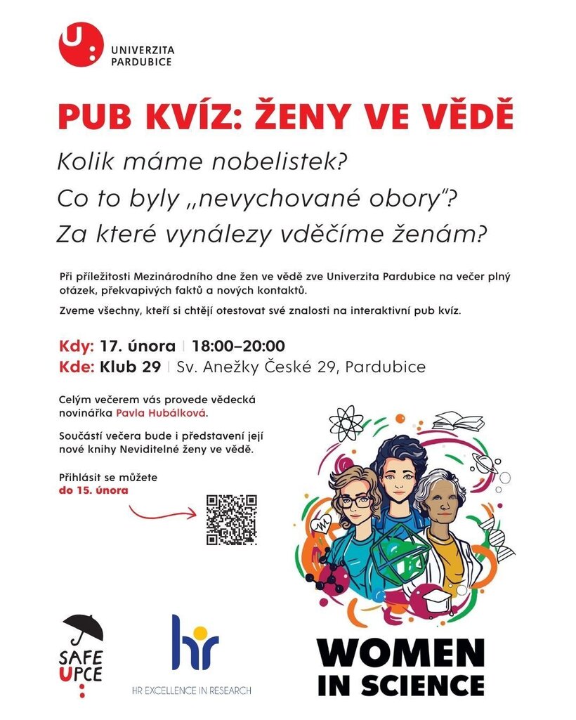 Pub kvíz: Ženy ve vědě